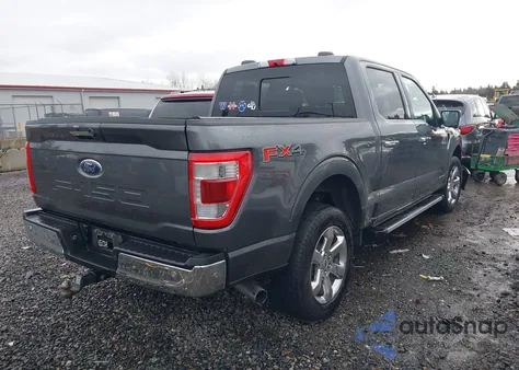2022 Ford F-150 Lariat из США, поврежденный, VIN 1FTFW1ED4NFA15129